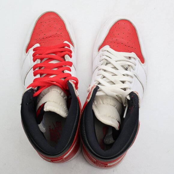 Nike Air Jordan 1 Heritage Red Men's Size 9.5 Retro High OG Sneakers 555088-161 - Picture 7 of 9